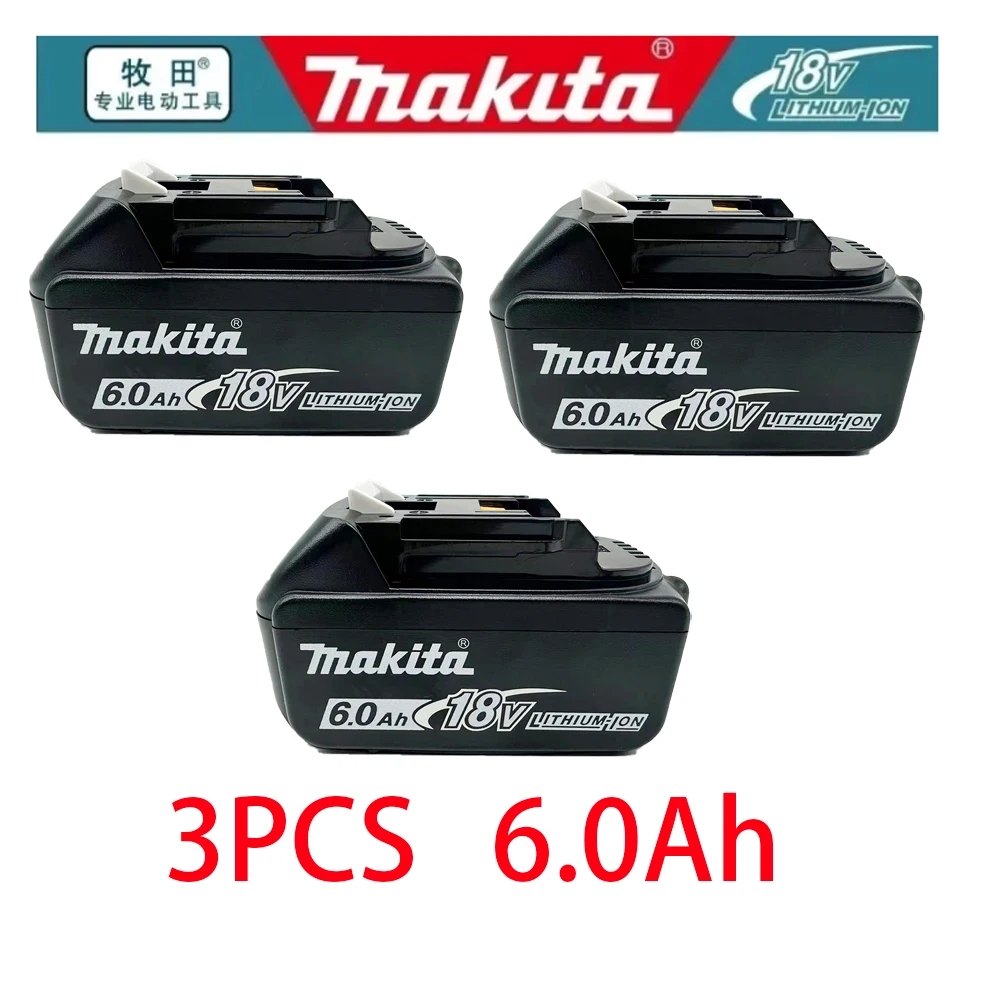 🌳 🌳 🌳 100% Original Makita 6Ah Makita Akku 18V BL1830B BL1850B BL1850 BL1840 BL1860 BL1815 Ersatz-Lithium-Akku