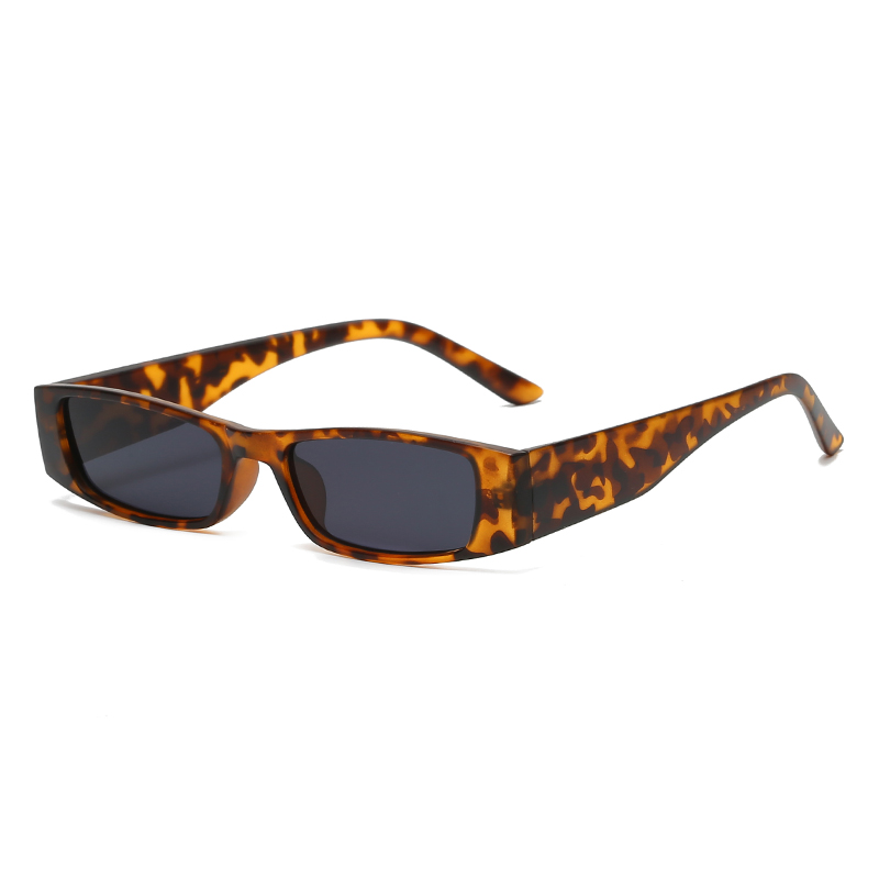 Small Rectangle Sunglasses Women Brand Black Sun Glasses For Female Trend Glasees Ladies UV400: Orange