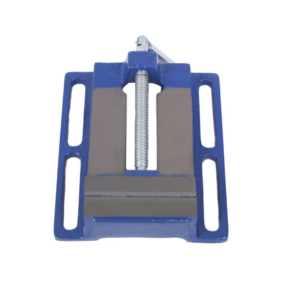 1pc 2.5inch Aluminum Bench Vise Table Flat High Precision Clamp-on Table Flat Bench Vise Milling Machine Bench Drill Vise