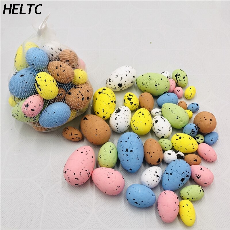 30 Stuks Foam Paaseieren Voor Home Party Diy Craft Kids Favor Pasen Decor