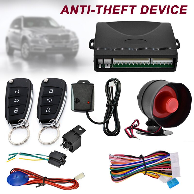 Auto Alarm Auto Afstandsbediening Systeem Kit Anti-diefstal voor Centrale Deurvergrendeling Vergrendeling XR657