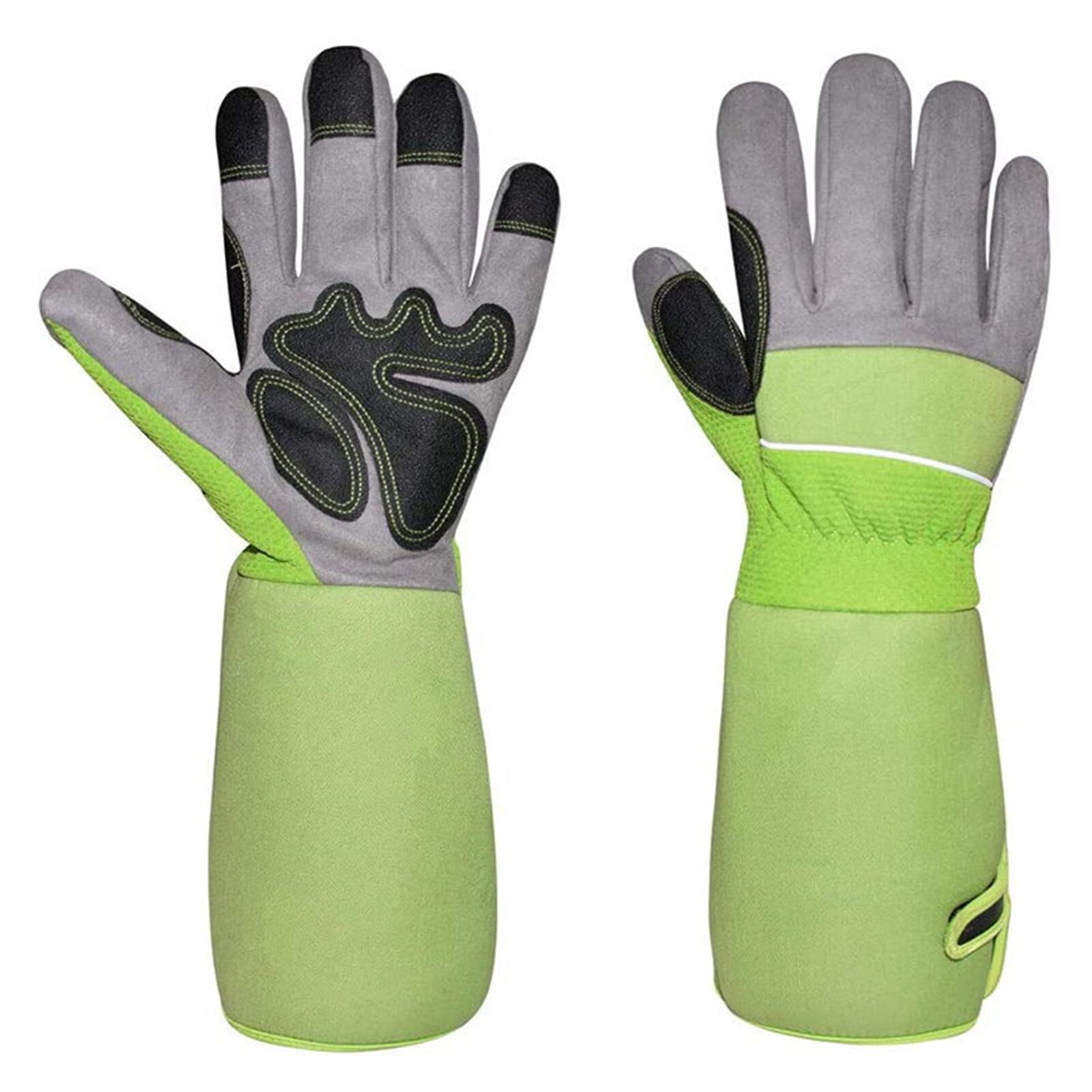 Gants de jardin Anti-épine unisexe, pour Cactus Rose, Anti-perçage, paumes rembourrées et bouts renforcés: Default Title