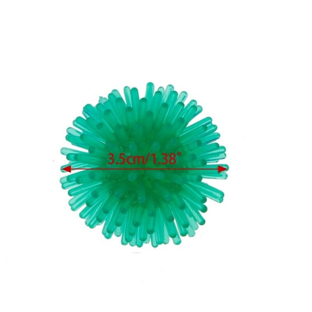 Flashing Light Up Lovely Dog Puppies Cat Pet Hedgehog Ball Rubber Bell Sound Ball Funny Playing Toy for Pets Enjoyable