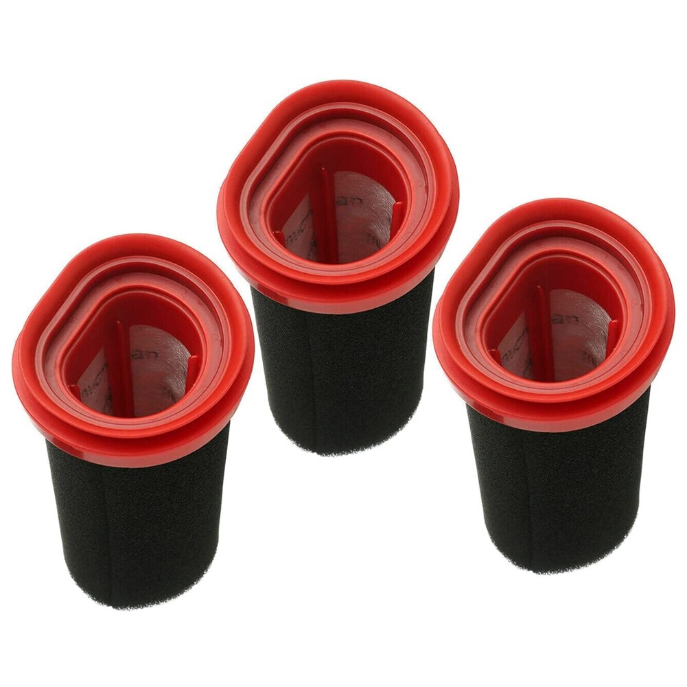 Motorskyddsfilter för bosch 25.2 v bbh 3 zoo 25 bbh 3 petgb bbh 3211gb trådlös flexxo dammsugare , 3 st