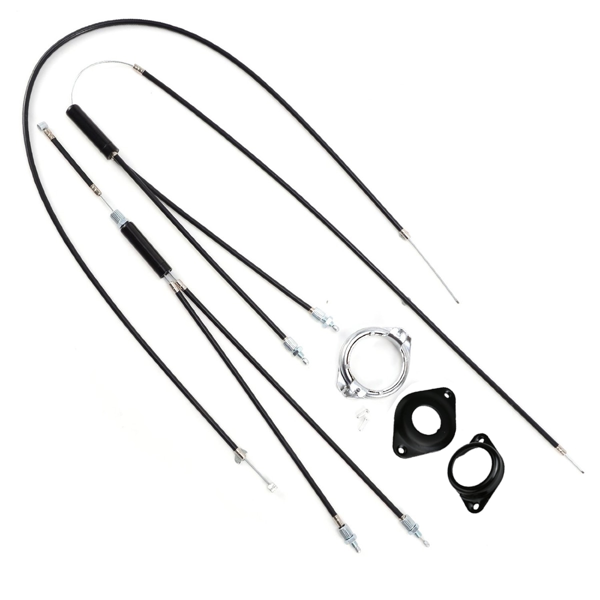 4 Kleur Gladde Fiets Remslang Fiets Rem Shifter Kabel Behuizing Kit Remmen Kabel Buis Kit voor Bergweg Vouwfiets Universele Kabel Accessoires(geel