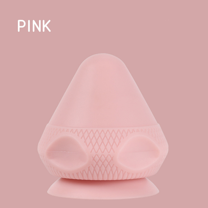 Silisium massasjekjegle fast adsorpsjon ball psoas muskel frigjøringe massasje apparat brystrygg rygg scapula fot yoga kerlily: Rosa