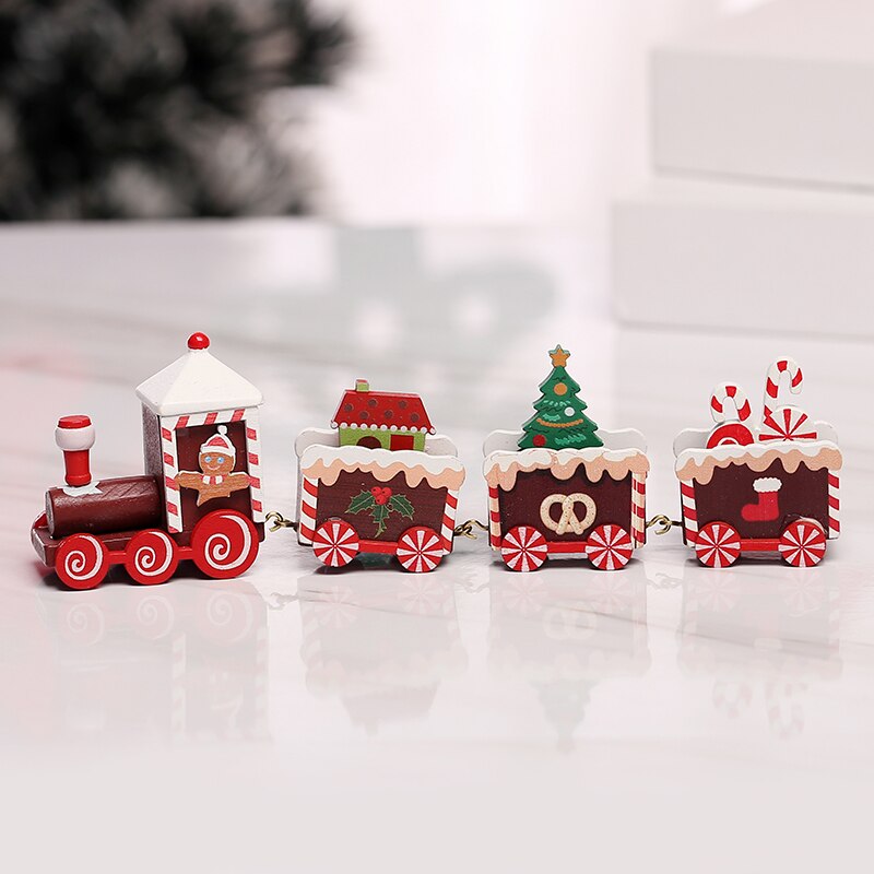 Luanqi juletræ træ håndværk legetøj børn favoriserer julepynt til hjemmet julemanden snemand natal noel