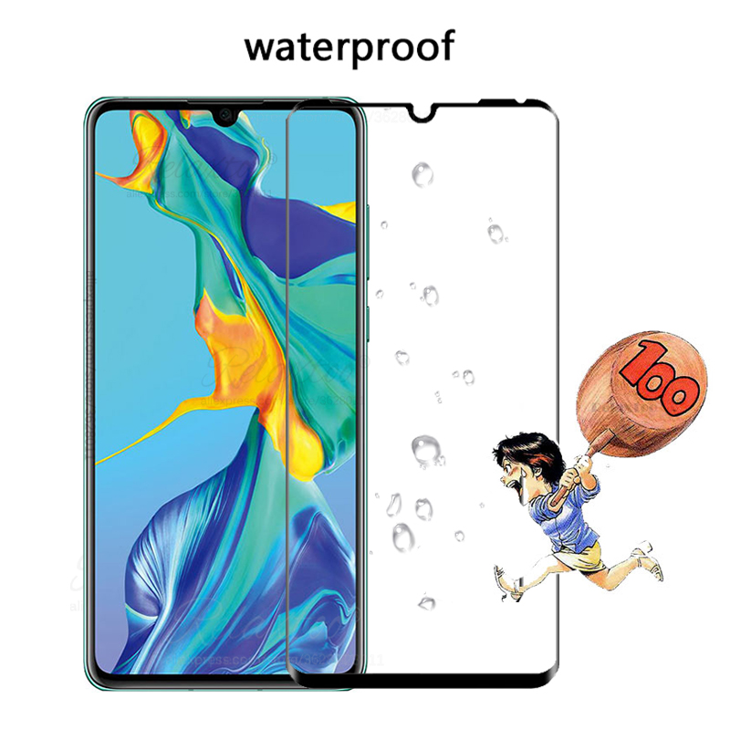 Volledige Dekking Gehard Beschermende glas op Voor huawei p30 Lite Screen Protector glas voor huawei huawey p 30 lite licht film 9 h