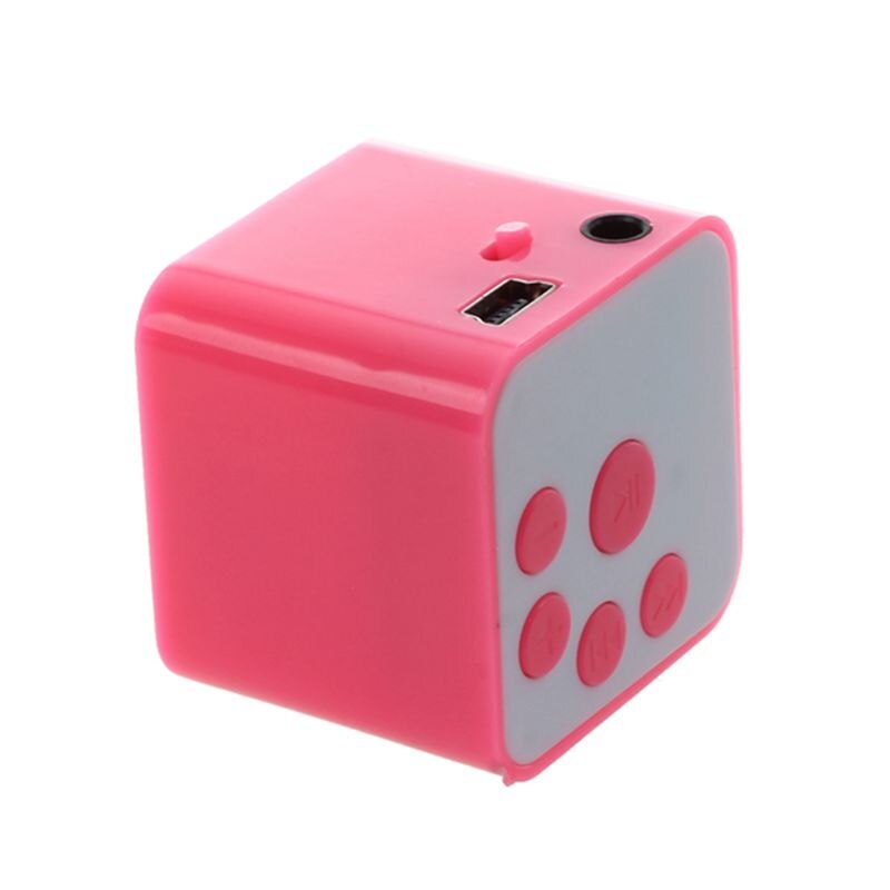 Portable USB MP3 Player Support 16GB Micro SD TF Card Reader Music Media pink
