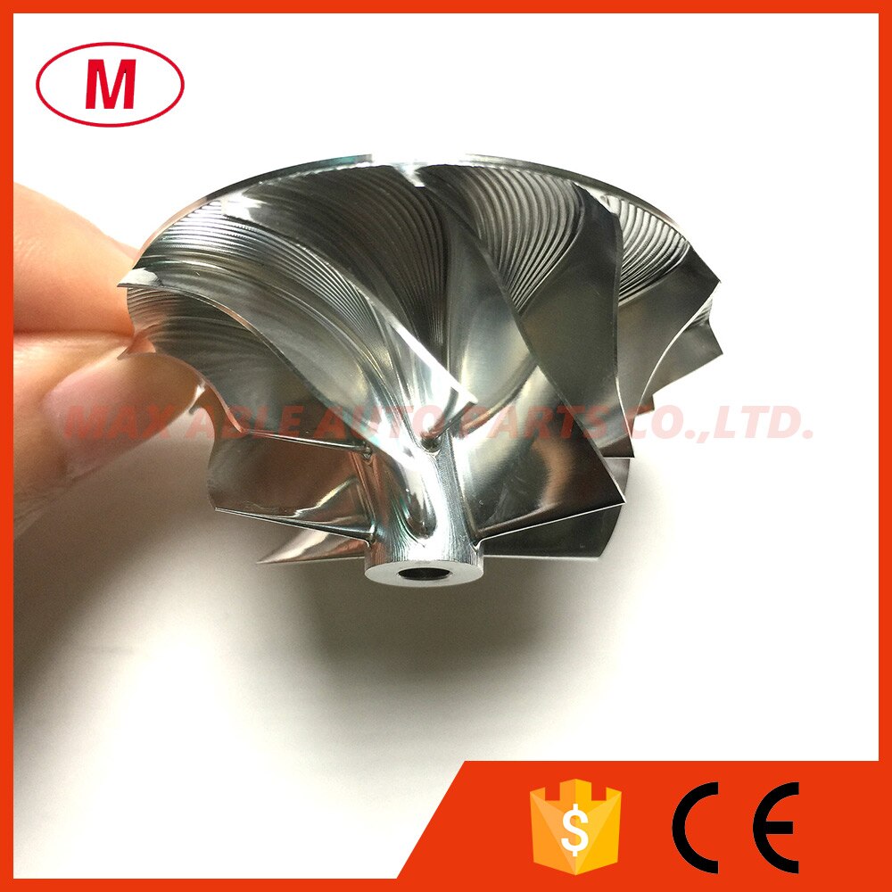 GT1249 34.66/49.00mm 6+6 blades High Performance Turbo Billet Compressor wheel/Aluminum 2618/Milling compressor wheel