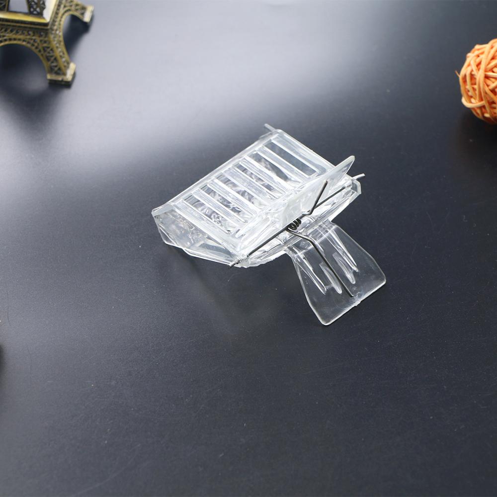 2 PCS Beekeeping Equipment Isolation Room Insectary Box Bee Tools Queen Cage Colorless Plastic Clip Bee Clip