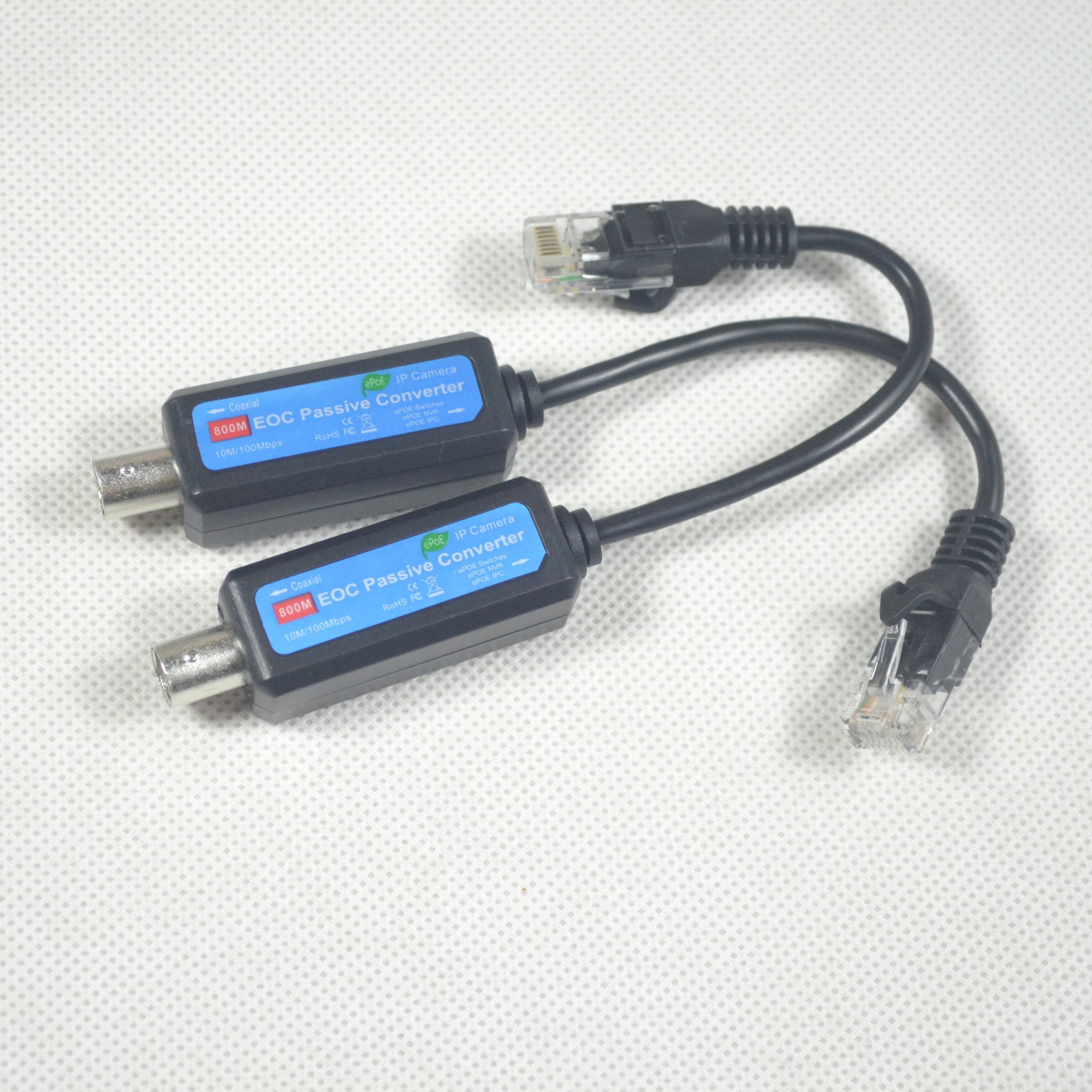 Passive IP extender over Coaxial HD AHD CVI TVI AHD Balun