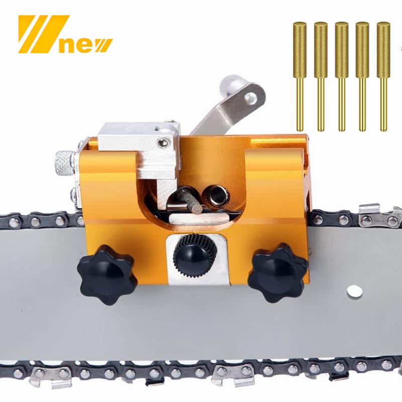 Chainsaw Sharpening Jig Kit W/ Diamond Grinding Stone Woodworking Grinding Tool for All Kinds of ChainSaws In Stock