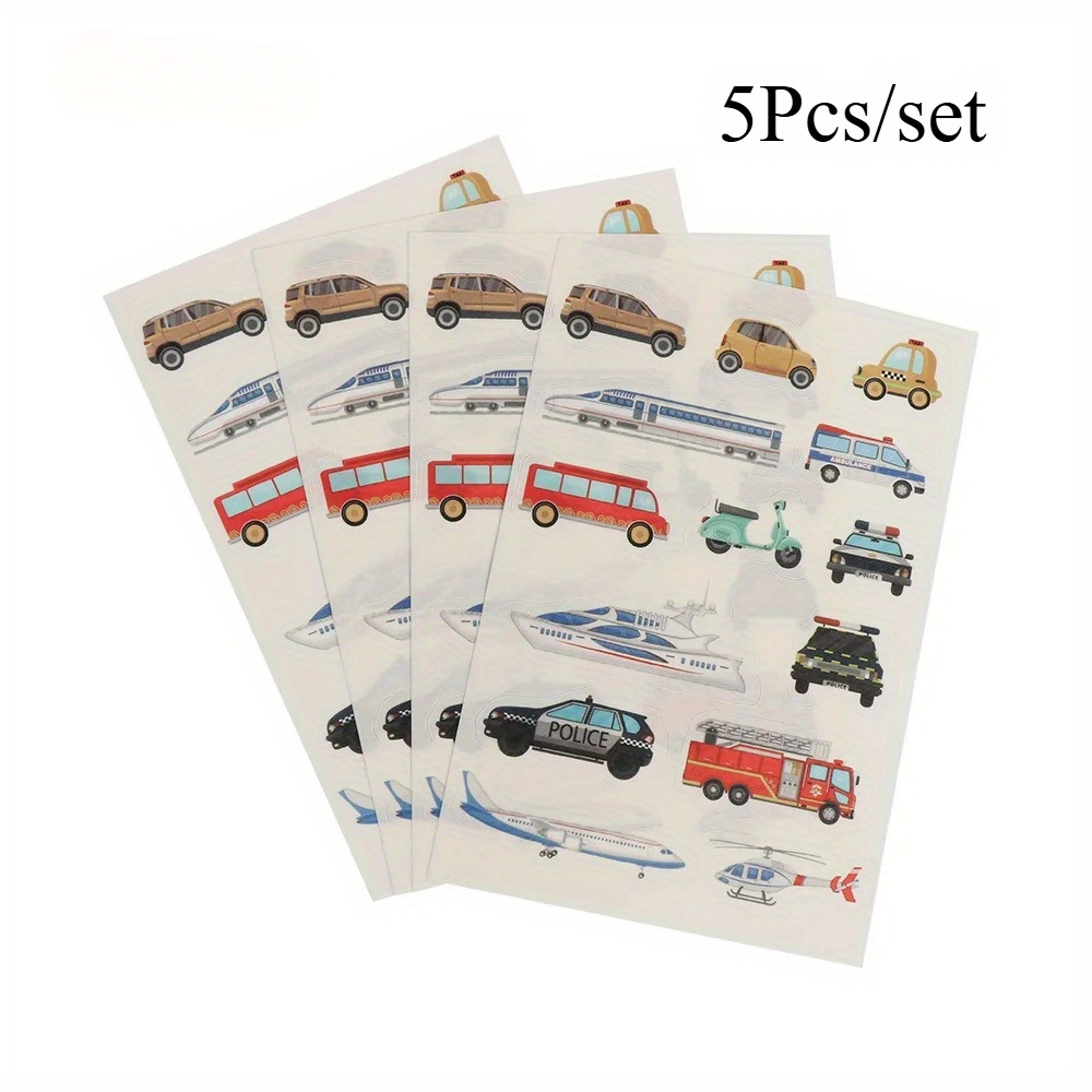 2/4/5Pcs DIY Railway Road Tape Traffic Sticker Adhesive Intelligence Route Mark Safety Education Study Road Signs Tool: Navy Blue
