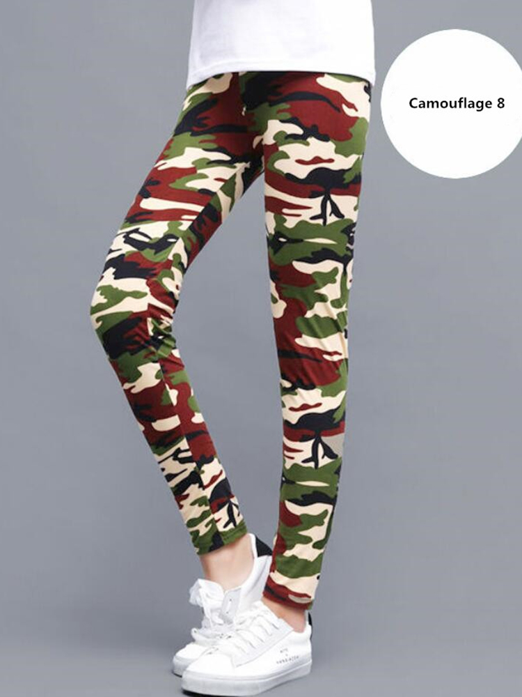 Leggings de camuflaje a la para mujer, pantalones de realce con estampado Sexy para mujer, mallas deportivas informales de talla grande: XL / Gris oscuro