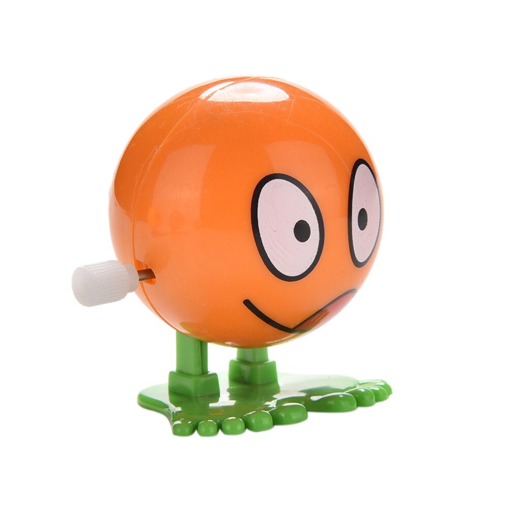 TOYZHIJIA Kleurrijke Lente Salto Baby Grappig Gezicht Uurwerk Speelgoed Running Milieuvriendelijke Materialen Wind Up Speelgoed