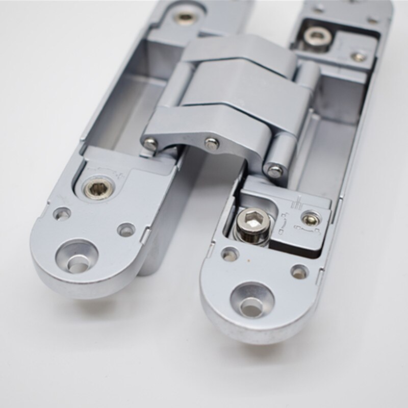 180 degree zinc alloy 3d adjustable concealed door hinges for wooden door 140*30MM 60KG for 2 hinges