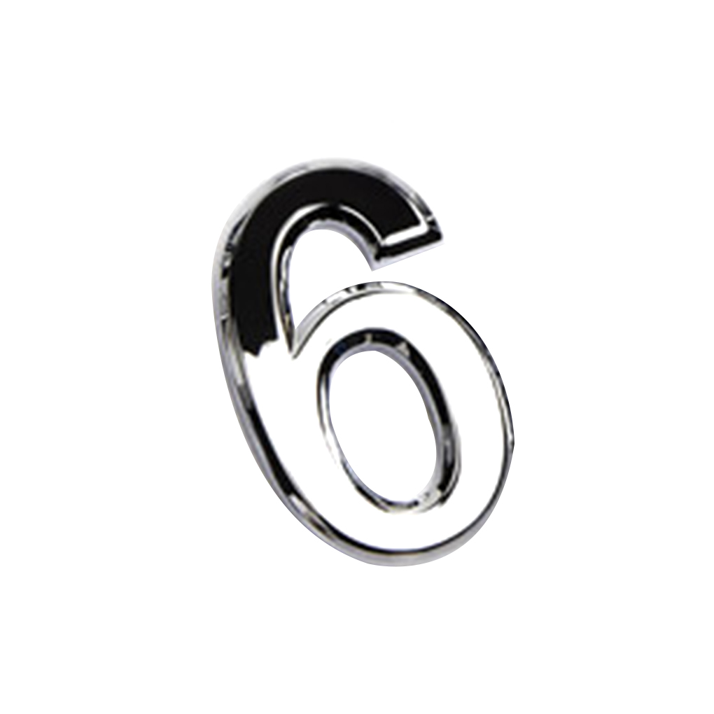 arrivé chiffre porte Plaque maison signe placage porte 0 à 9 en plastique numéro étiquette hôtel maison autocollant porte étiquette: NO7