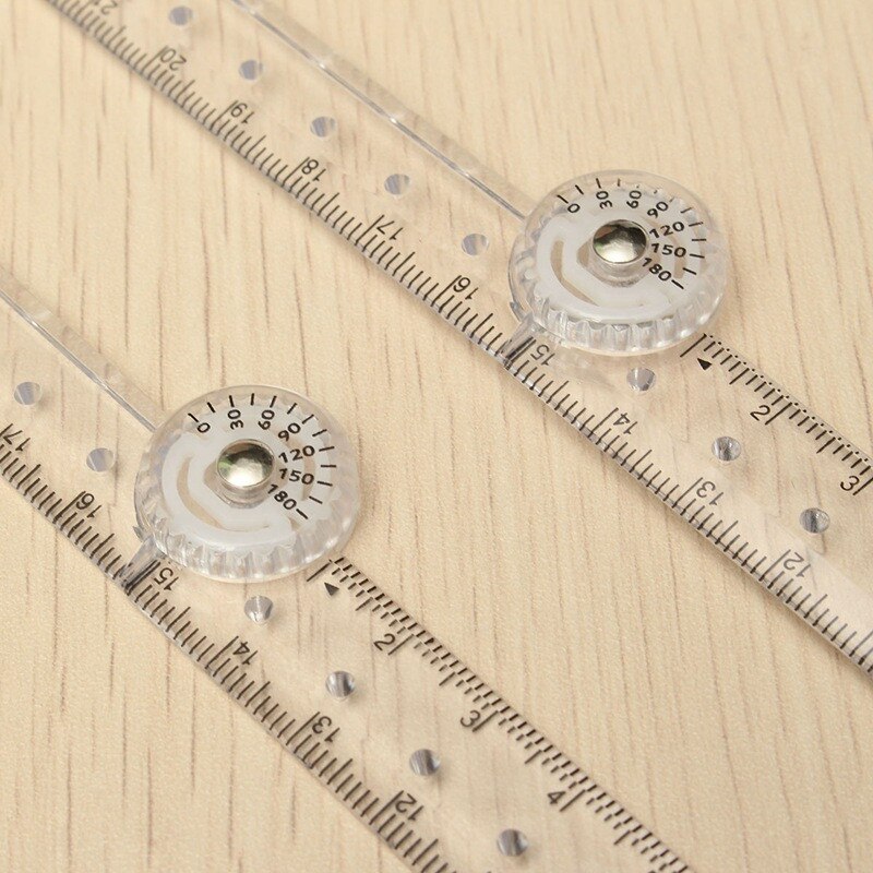 1 Uds lo más plástico acrílico transparente reglas rectas plegables 30Cm dibujo estudiante niños papelería suministros escolares