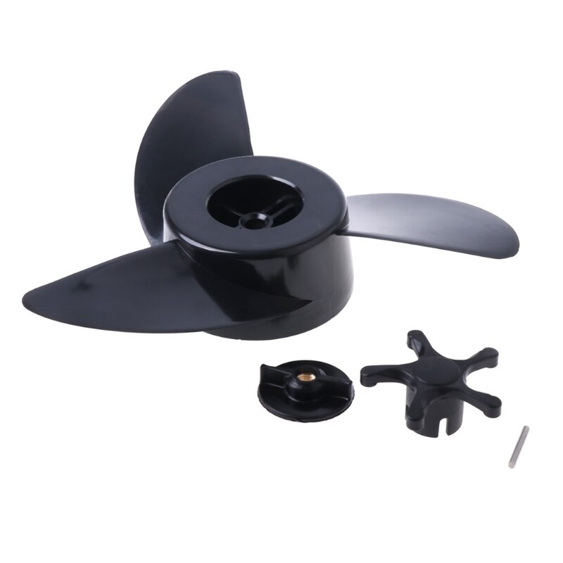 3 bladen Motor Boot Propellers Elektrische Motor Buitenboordmotor Voor Haibo ET34 ET44 ET54 G6KC