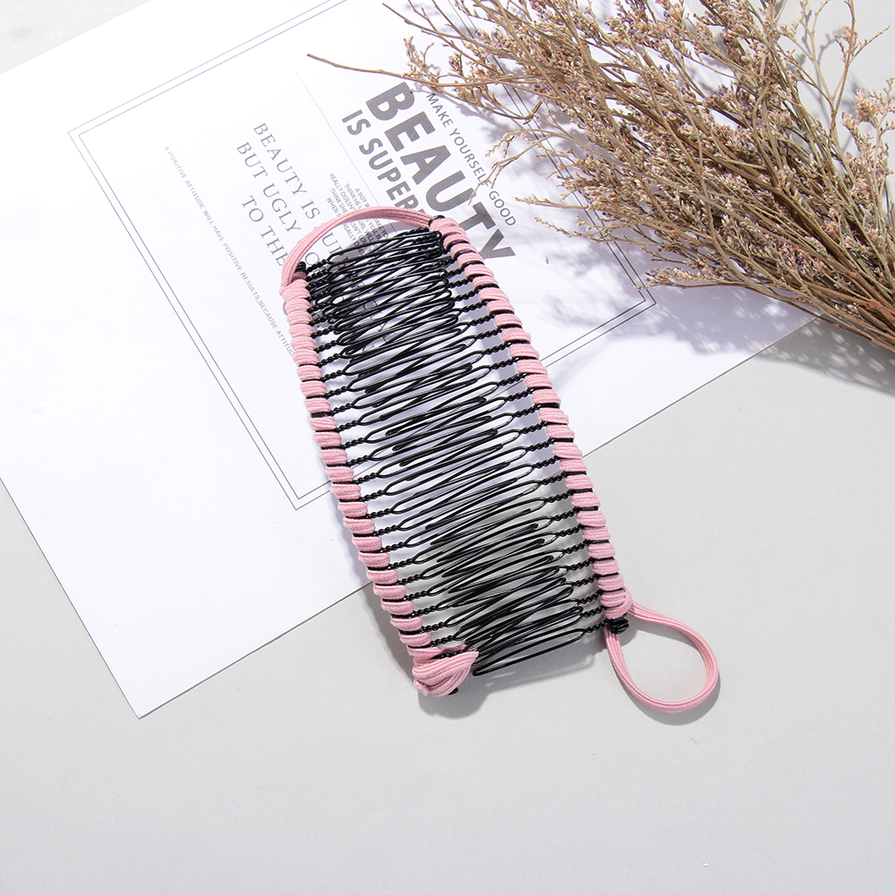 Pinza Banana para el pelo Vintage para el pelo para mujer, peine Vintage elástico, accesorios para el cabello, novedad, 1 unidad