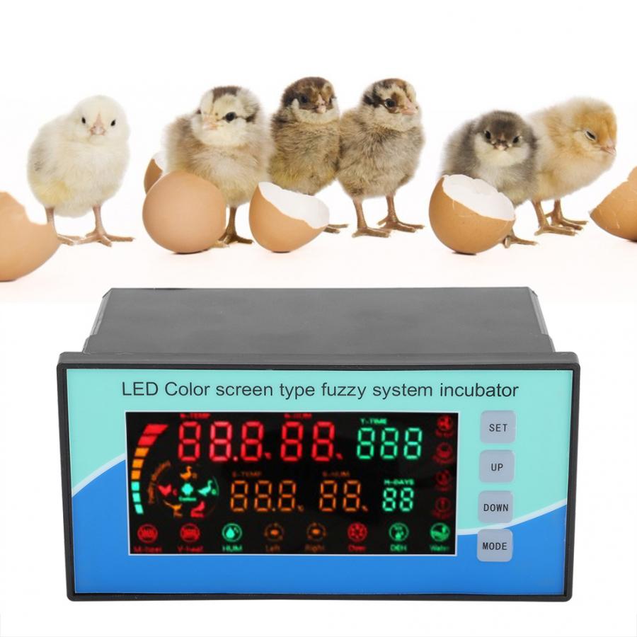 Bedste farm klækkeremaskine regulator inkubator æg hygrostat mikrocomputer automatiske temperaturkontrolværktøjer 180-240v