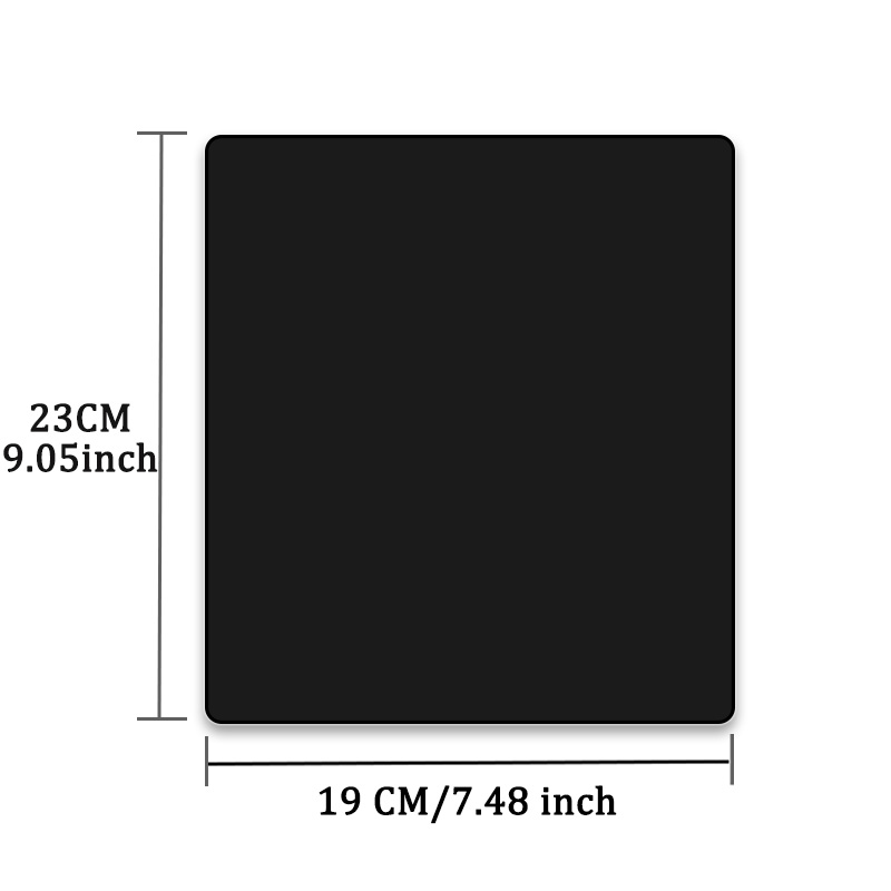 Liten pu-musmatta halkfri spelmusmatta halkfri vattentät repfri lätt att rengöra matta för bärbara datorer och stationära datorer