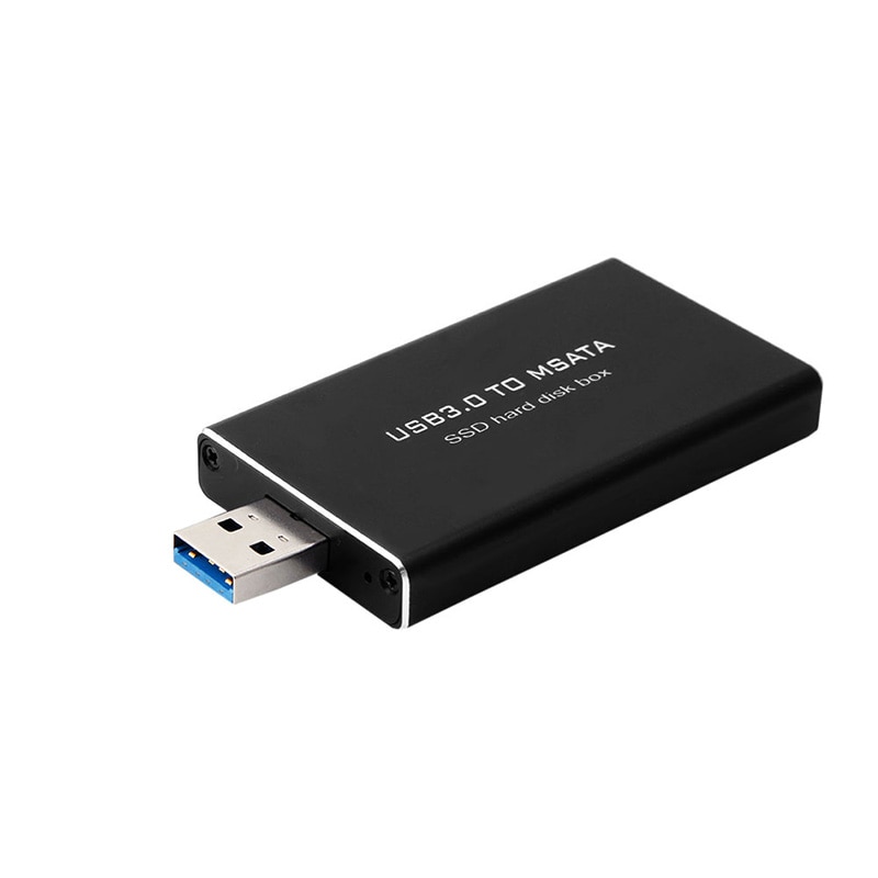Usb 3.0 to msata ssd harddiskboks konverter adapter kabinet ekstern sag 1pc