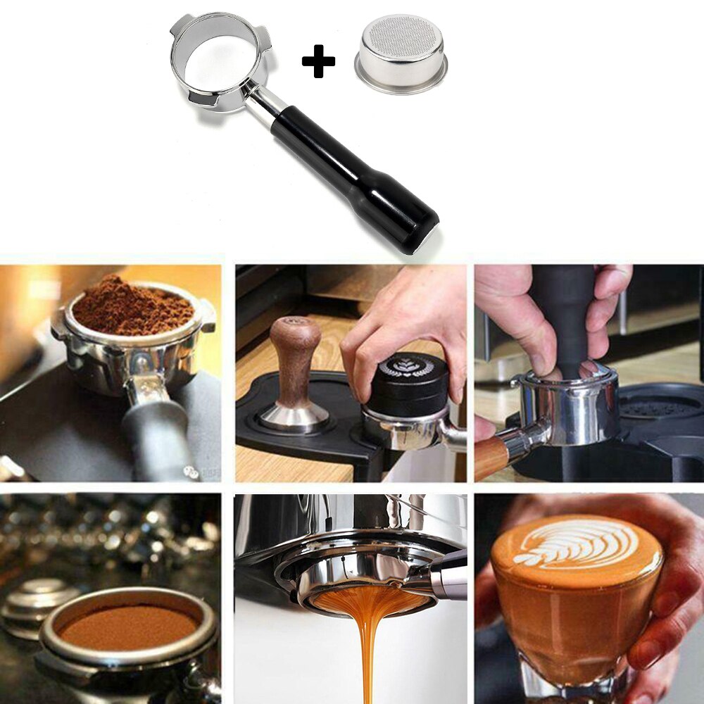54mm Coffee Bottomless Portafilter For Breville 870/878/880 With Filter Basket For Coffee Machine Accessories cafeteria