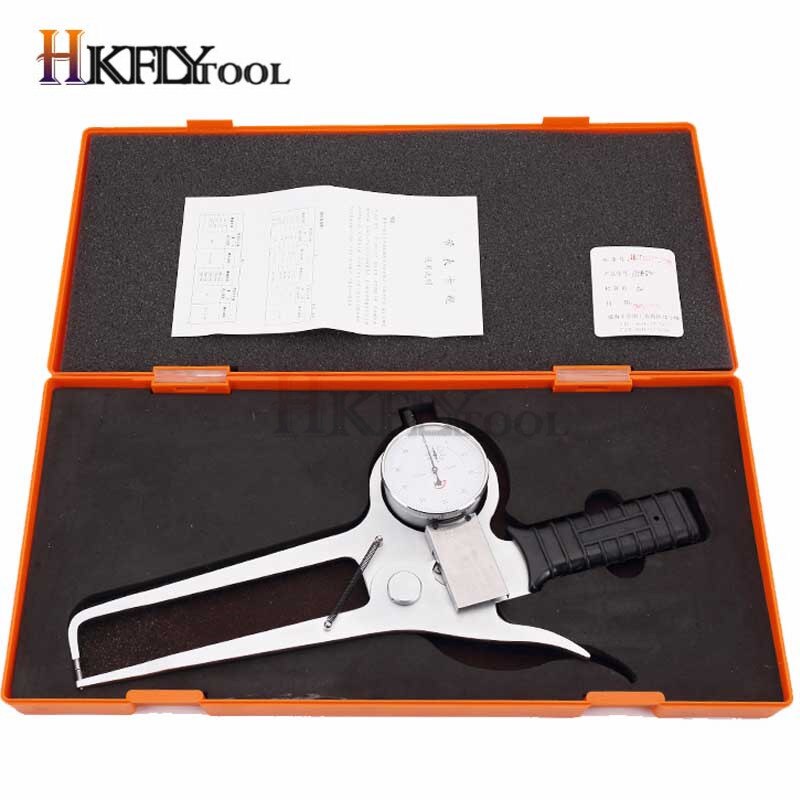 0-50mm x125mm Outside Dial Caliper Gage 0-50mm skinfold caliper caliper gauge Snap Gauge штангенциркуль линейка