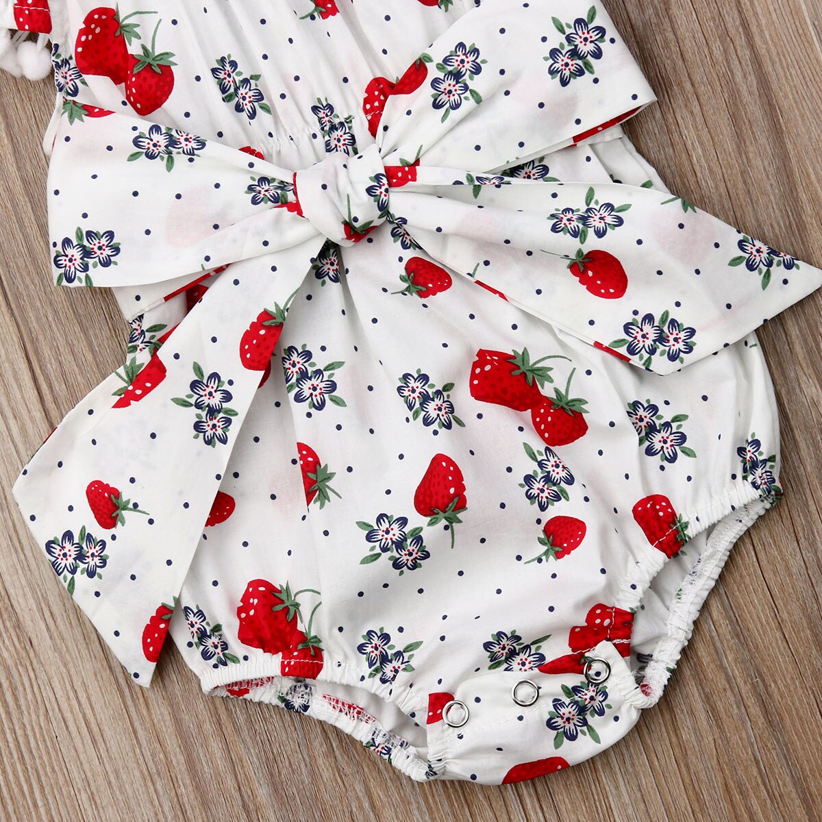 -né enfant en bas âge bébé filles 0-18M body vêtements à manches courtes imprimé combinaison body bandeau tenues Sunsuit