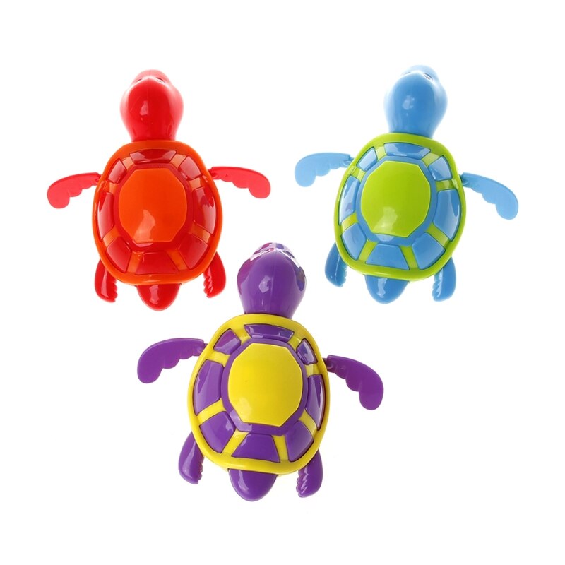 Bonitos juguetes de piscina de tortuga y Tortuga para bebés y niños, tiempo de bañera H55B