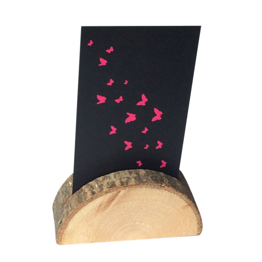 10pcs Table Number Holder Wooden Table Name Number Holders Wood Base Card Picture Note Clip for Wedding Party Tables Decorations