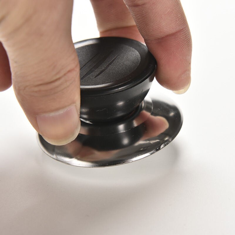 Zwart Plastic Cookware Pot Pan Deksel Vervanging Hand Grip Cover Knop Handvat Voor Keuken