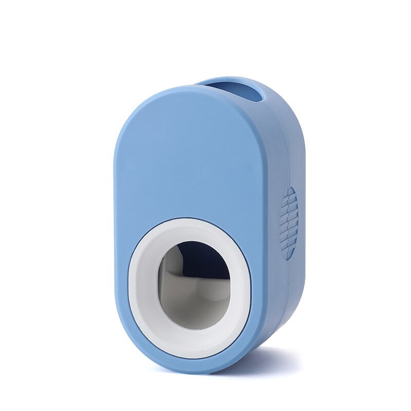Adhesive Automatic Toothpaste Squeezer Wall-mounted Toothpaste Holder Dispenser Home Toothpaste Bathroom Accessories: Blue