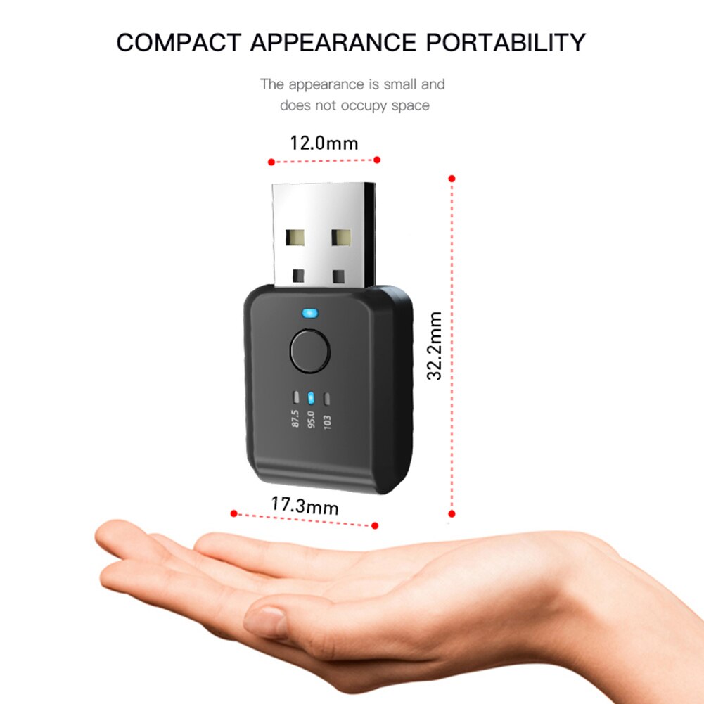 FM01 Car USB Bluetooth-Compatible Fm Transmitter Receiver Handsfree Call Mini Usb Power Wireless Audio For Car Fm Radio