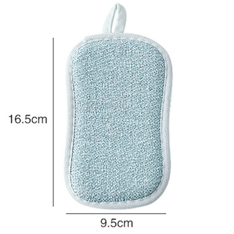 1pcs Antimicrobial cleaning sponge magic sponge melamine sponges kitchen sponge for washing dishes kitchen scourer pan brush: B