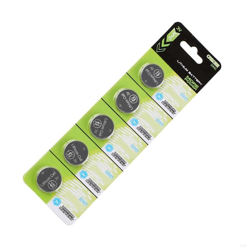 H7BE 10/5pieces CR2032 3V -Tastenzellbatterien letzte Stromquellen CR2032 -Batterien für Fernbedienungen und Geräte