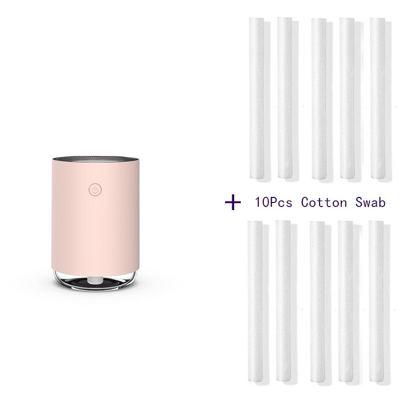Hause Nette Luftbefeuchter 220ML Schwangere Baby Ganz Ultraschall USB Ätherisches Öl Diffusor Anion Auto Büro Humidificadors: Rosa und 10 Filter