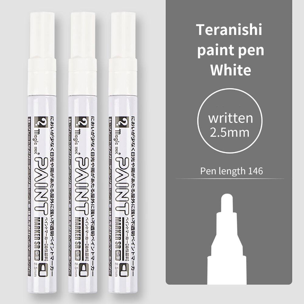 2/3 stk. permanent tusjpenn for maling, 1.2mm/2.5mm hurtigtørkende vanntette tusjer for stein, dekk, slitebane, gummi, stoff, metall: Blå