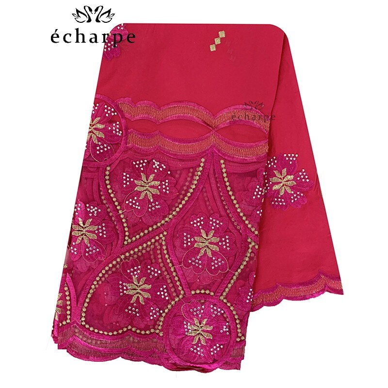 Chiffon Sjaal Afrikaanse Vrouwen Hijab Sjaal, Borduren Chiffon Sjaal Big Size Sjaal Voor Sjaals EC986: EC986-8