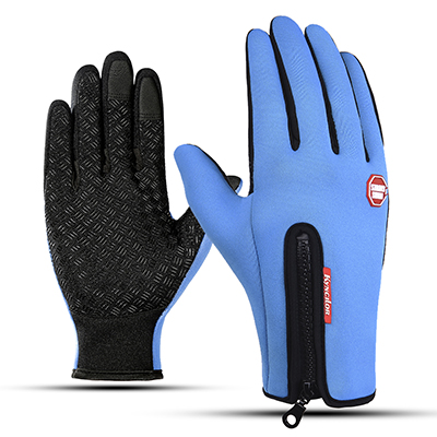 Wandelen Handschoenen Leger Guantes Tacticos Luva Windstopper Stof Warmer Touch Screen Handschoenen Voor Sport Winter Mannen Vrouwen Wandelen Handschoen: Blue / S