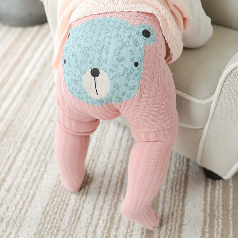 Cartoon Baby Meisje Jongen Panty Meisje Kleden Winter Herfst Katoen Baby Peuter Kousen Panty Voor Baby Meisjes Strumpfhose: pink