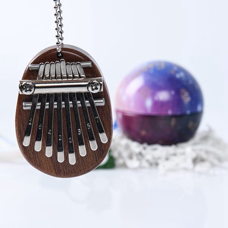 Portable Mini 8 Keys Thumb Piano Pocket Piano Portable Musical Instrument for Kids Beginner Learner