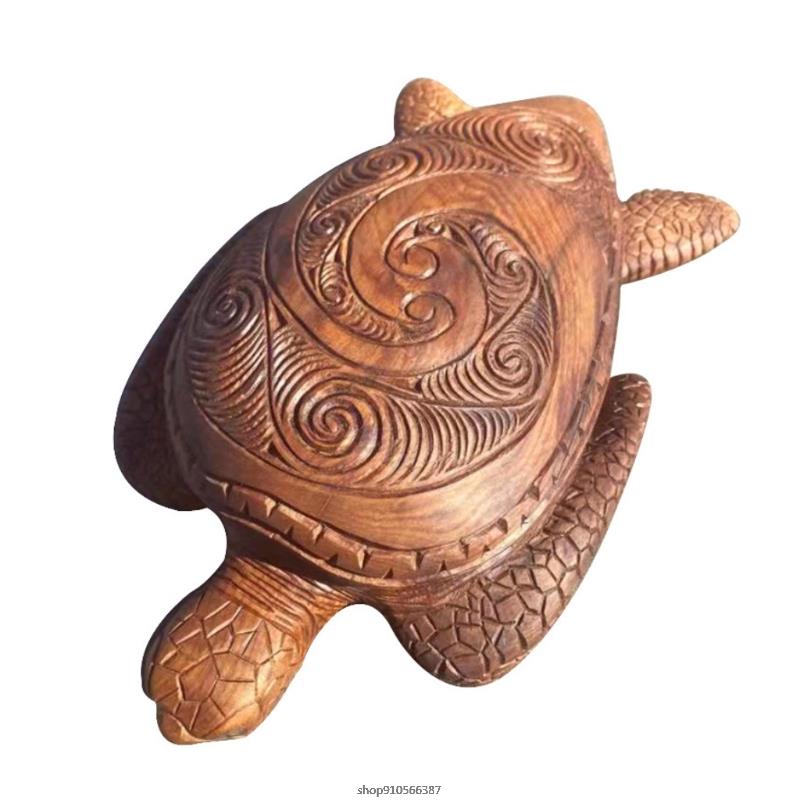 Carving Turtleback Turtle Shape Garden Statue Ornament Courtyard Sculpture Decoration Gardening Outdoor Decor: W193
