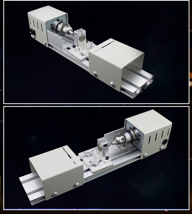 DIY Wood Table Lathe Mini Lathe Machine Mini Beads Plisher Lathe for Cutting and Rounding