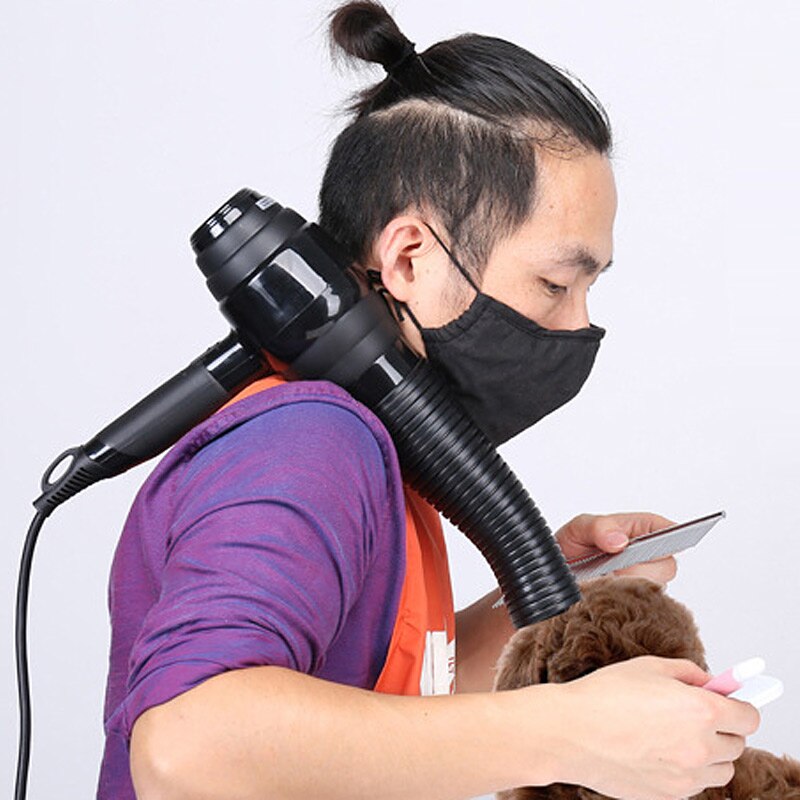 Professionele Anion Thermostatische Pet Hond Kat Drogers Marcel 3 In 1 Zes-Snelheid Föhn Flexibele Verstelbare Outlet Quick droog