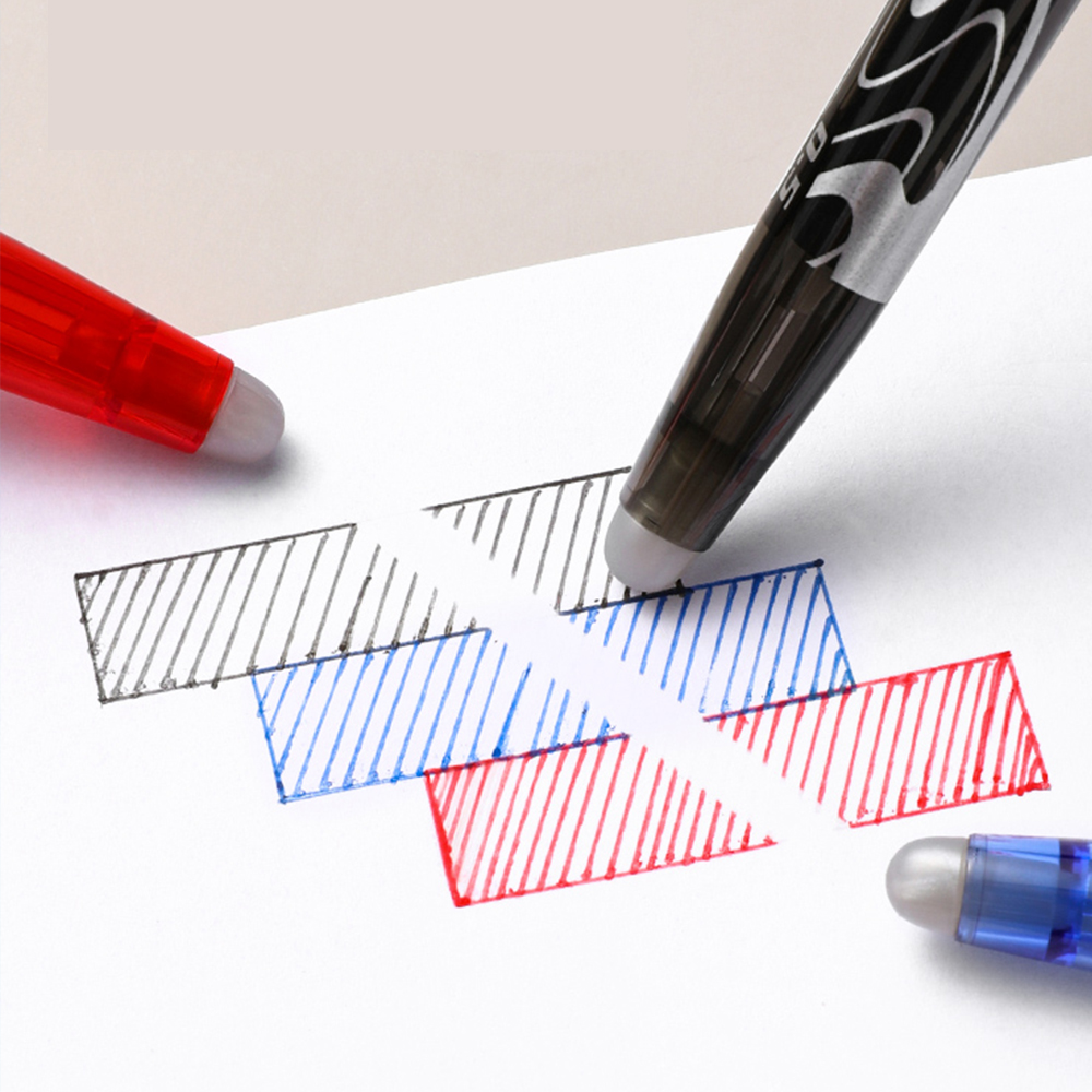 3pcs PILOT Erasable Gel Pens LFB-20EF Frixion 0.5mm for Writing Red Blue Black School Office Supplies Japanese Stationery
