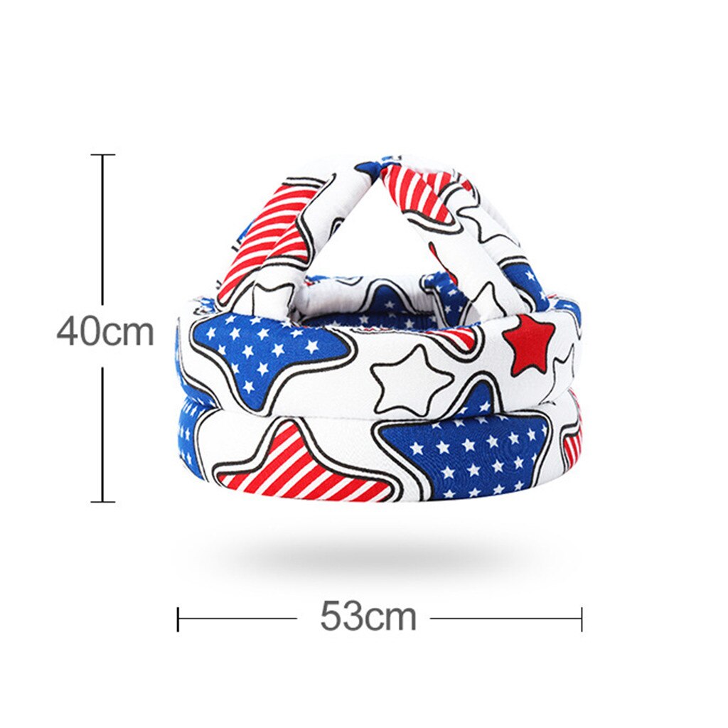 Regolabile Del bambino Del Cotone pad di Protezione della Testa Casco anti-urto della Testa di Capretto Dei Bambini Del bambino di Sicurezza Del Prodotto Caschetto di Protezione Cuscino # t5P