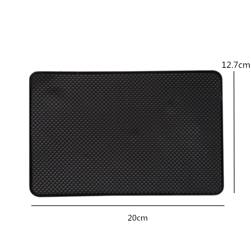 27x12,7 CM alfombrilla antideslizante de coche Auto silicona Interior tablero teléfono antideslizante alfombrilla de almacenamiento almohadillas para el sostenedor de las gafas de sol del teléfono